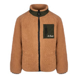 SAINT BARTH giubbino teddy tinta unita con zip e ricamo snoopy Marrone per Bambino KEY0005 MARRONE SAINT BARTH 