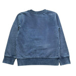 Saint Barth Felpa Girocollo Tinta Unita con Logo per Bambino 00490LL BLU SAINT BARTH 