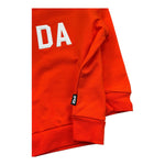 Daniele Alessandrini Felpa Chiusa Girocollo Tinta Unita con Stampa per Neonato 1295F00268 ARANCIONE DANIELE ALESSANDRINI 