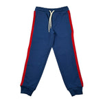 Trussardi Pantalone Tuta Tinta Unita con Profili In Contrasto per Bambino TBP26054PA BLU TRUSSARDI 
