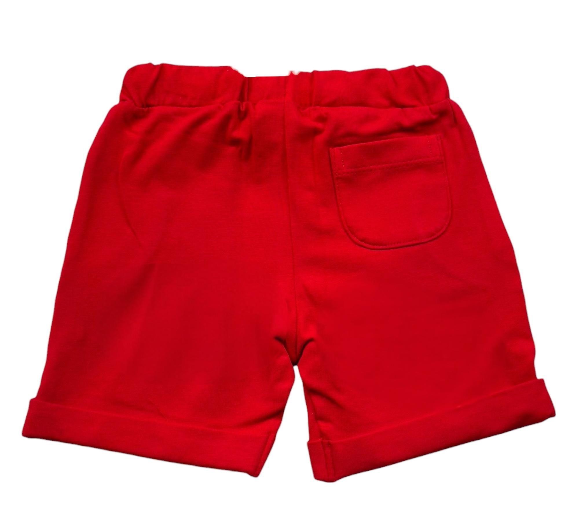 Minibanda T-Shirt Tinta Unita Girocollo per Neonato 3B635 ROSSO MINIBANDA 