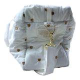 borsa premaman tinta unita con stampa MMX059 BIANCO MOSCHINO 