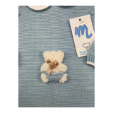 MAC ILUSIO'N tutina tinta unita con colletto Azzurro per Neonata 9449 AZZURRO MAC ILUSIO'N 