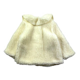 Zhoe &amp; Tobiah Solid Color Teddy Coat Cream For Baby Girl