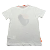 Suns T-Shirt Girocollo tinta unita con Logo Bianco per Bambino TSS123U BIANCO SUNS 