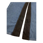 PATRIZIA PEPE jeans tinta unita modello palazzo con profili in contrasto Blu per Bambina 7P0320 BLU PATRIZIA PEPE 