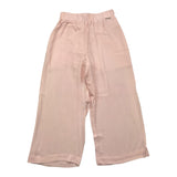 Liu Jo Palazzo Pants Solid Color Ocn Elastic Waist Pink For Girls