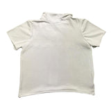 Zero Ampere Polo Half Sleeve Solid Color White For Boys