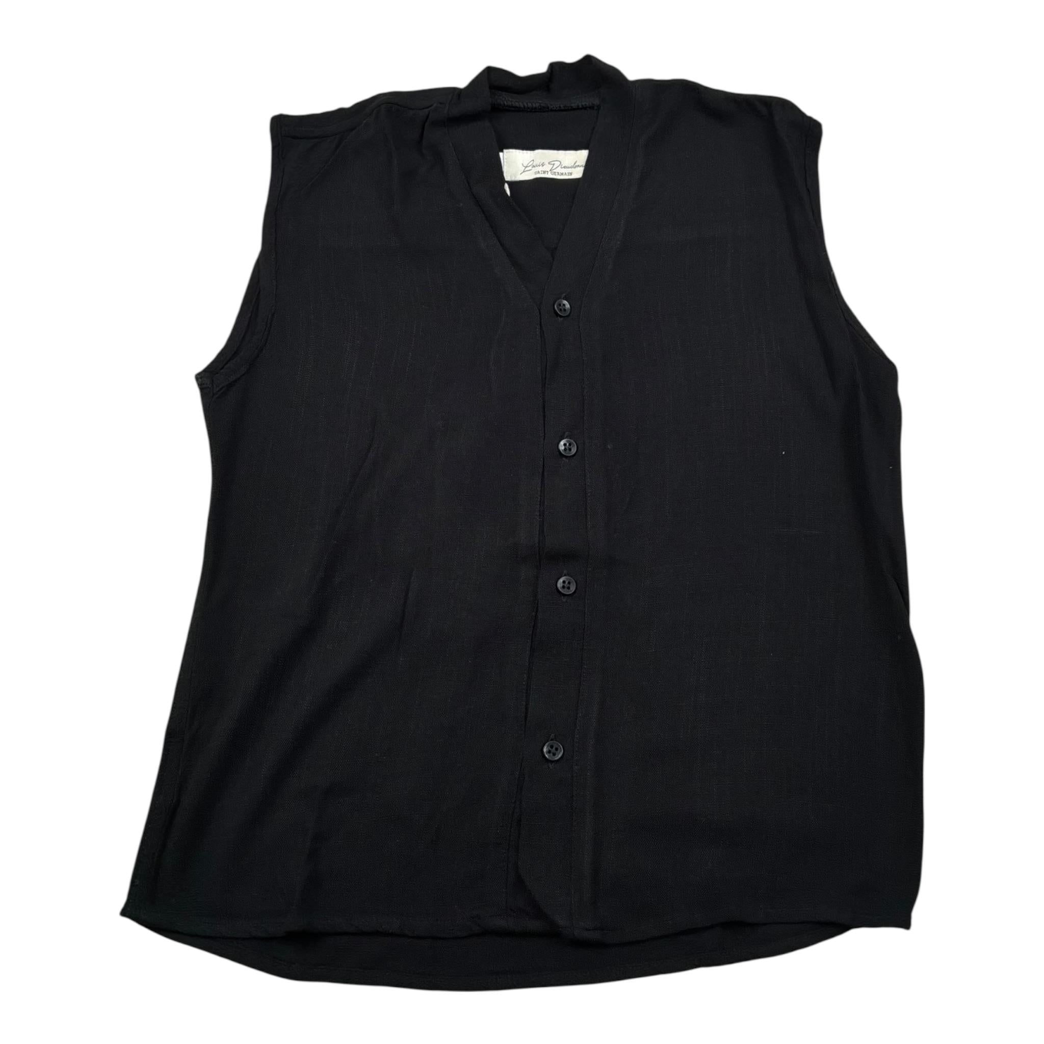 Louis Dieudonne' Canotta Tinta Unita con Bottoni per Bambino LDCA02 NERO LOUIS DIEUDONNE' 