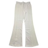 Liu Jo Plain Trousers Model Flare With Elastic Waist White For Girls