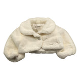 LALALU' giacca tinta unita in pelliccia Panna per Neonata GIL009N PANNA LALALU' 