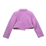 Fun & Fun Giacca Tinta Unita Modello Crop per Neonata FNCBJK00991 GLICINE FUN & FUN 