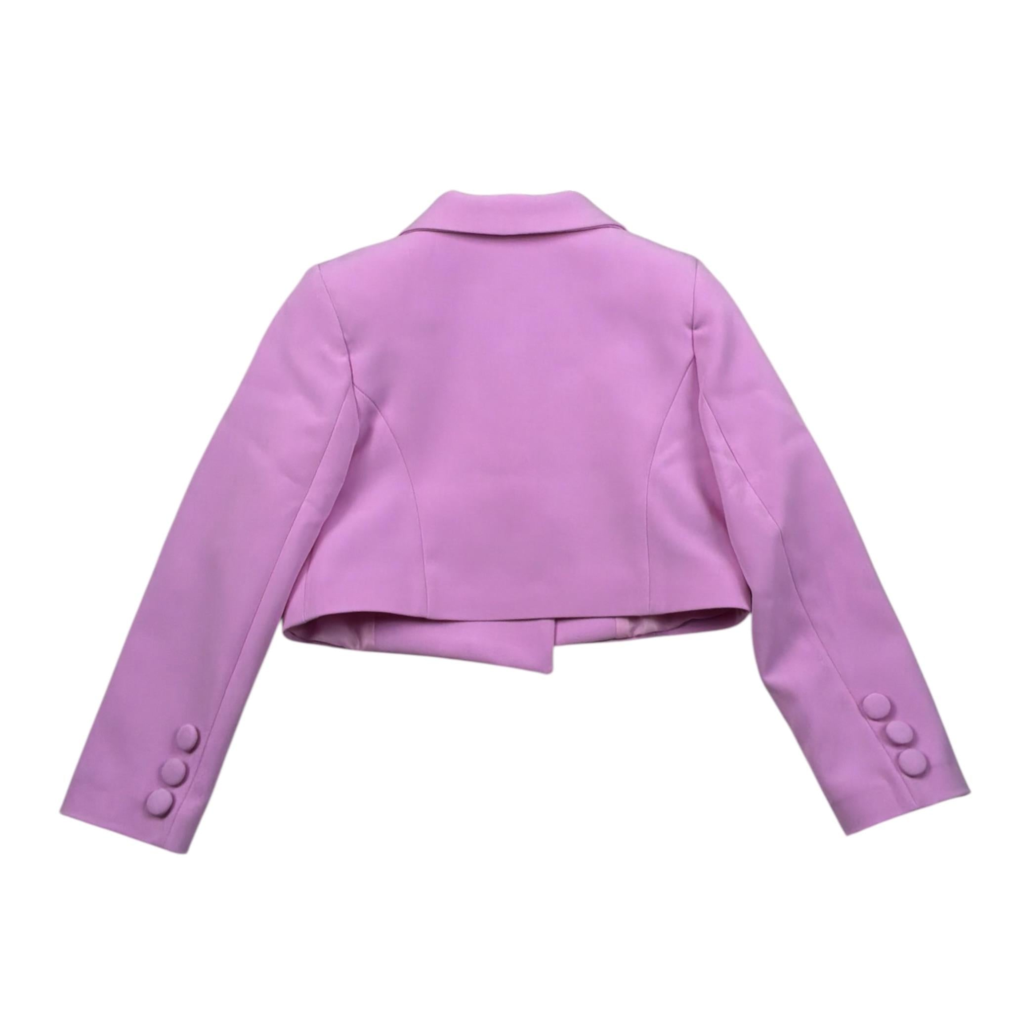 Fun & Fun Giacca Tinta Unita Modello Crop per Neonata FNCBJK00991 GLICINE FUN & FUN 