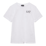 EMPORIO ARMANI t-shirt girocollo tinta unita con stampa Bianco per Bambino 8NBT51 BIANCO EMPORIO ARMANI 