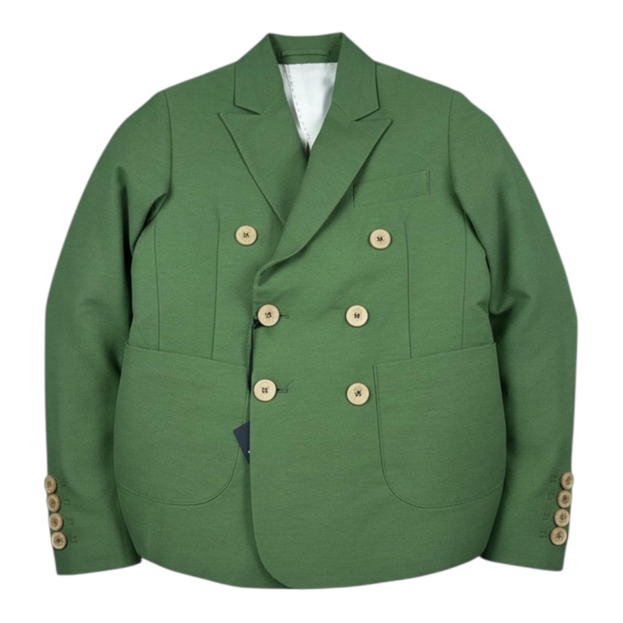 Emanuel Pris Giacca Tinta Unita con Taschino per Bambino EGC1109R VERDE EMANUEL PRIS 