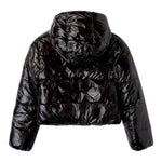 SARABANDA giubbino reversibile tinta unita con zip e cappuccio Nero per Bambina A623 NERO SARABANDA 