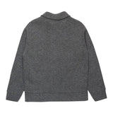 N°21 maglia tinta unita con zip e stampa Grigio per Bambino N21967 GRIGIO N°21 