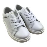 Twinset Sneakers Solid Color With White Embroidery For Girls