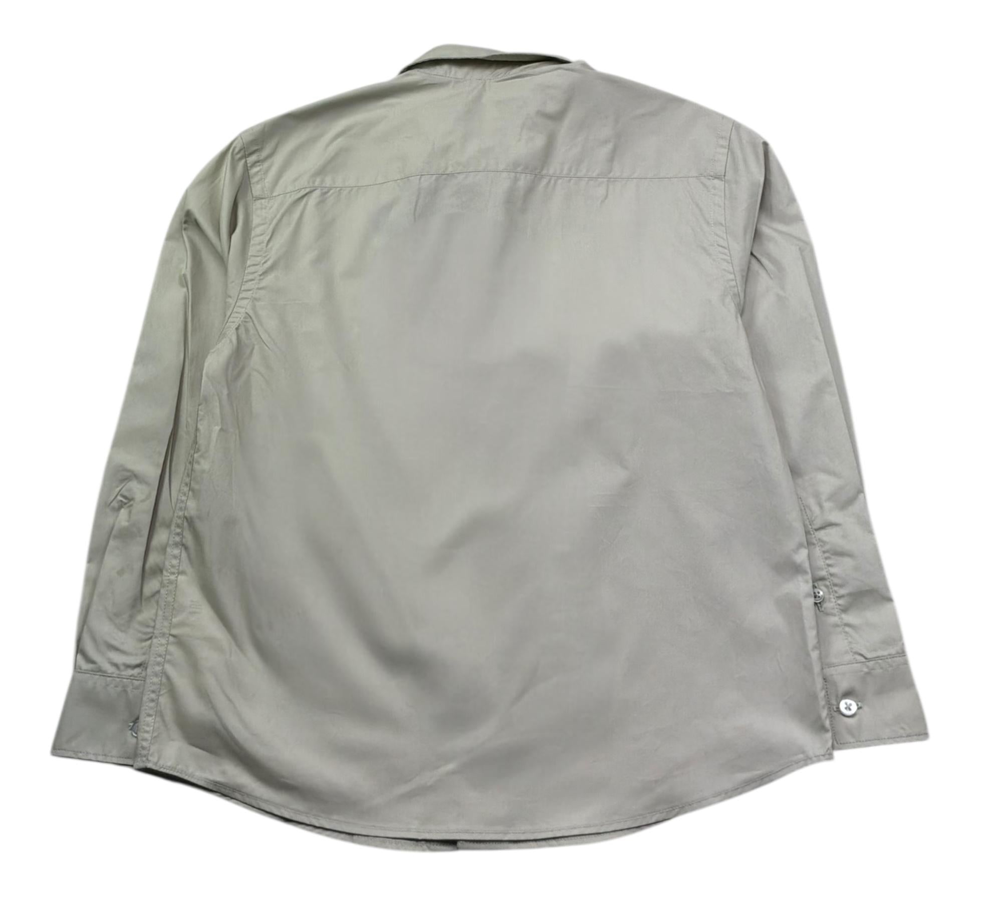 Paolo Pecora Camicia Manica Lunga Tinta Unita per Bambino PP4225 VERDE PAOLO PECORA 