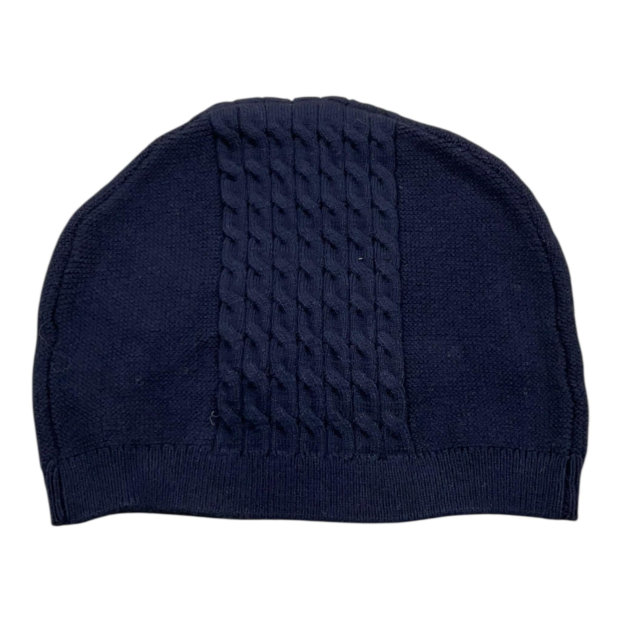 CESARE PACIOTTI cappello tinta unita con stampa logo Blu per Neonato CAP5352JNX BLU CESARE PACIOTTI 