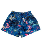 Island Coco Costume Tinta Unita con Stampa Fantasia per Bambino ICJ9500 BLU ISLAND COCO 