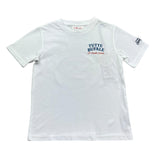 Saint Barth T-Shirt Girocollo Tinta Unita con Stampa per Bambino 01227L BIANCO SAINT BARTH 