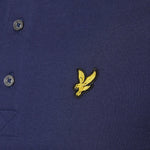 Lyle&Scott Polo Mezza Manica Tinta Unita con Logo per Bambino 48749 BLU LYLE&SCOTT 
