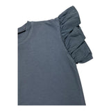 Babe & Tess T-Shirt Girocollo Tinta Unita per Bambina 21518124 BLU BABE & TESS 
