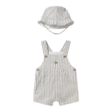 Mayoral Completo 2 Pezzi Salopette-Cappello per Neonato 16016 BIANCO MAYORAL 