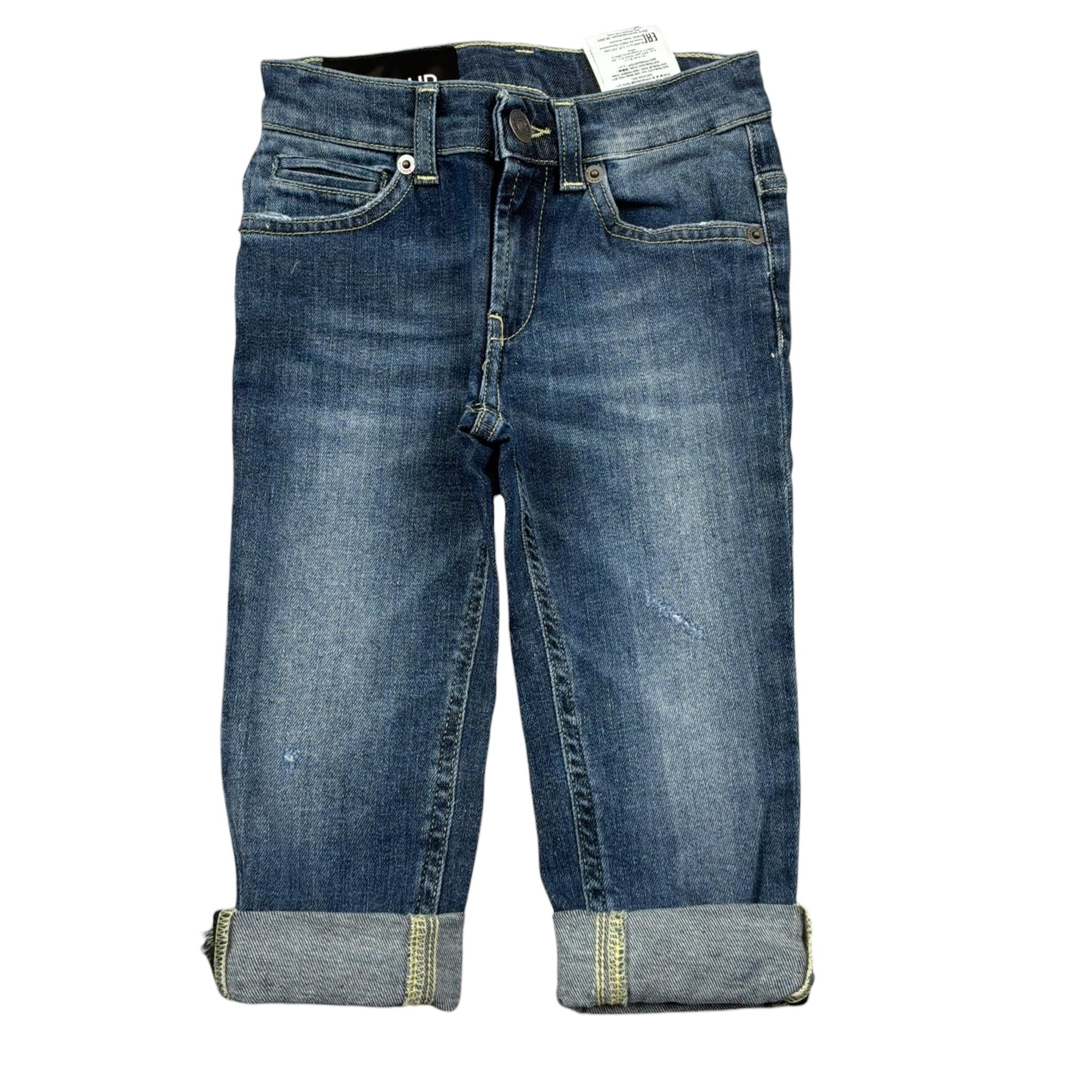 Dondup Jeans Tinta Unita per Neonato DMPA124N BLU DONDUP 