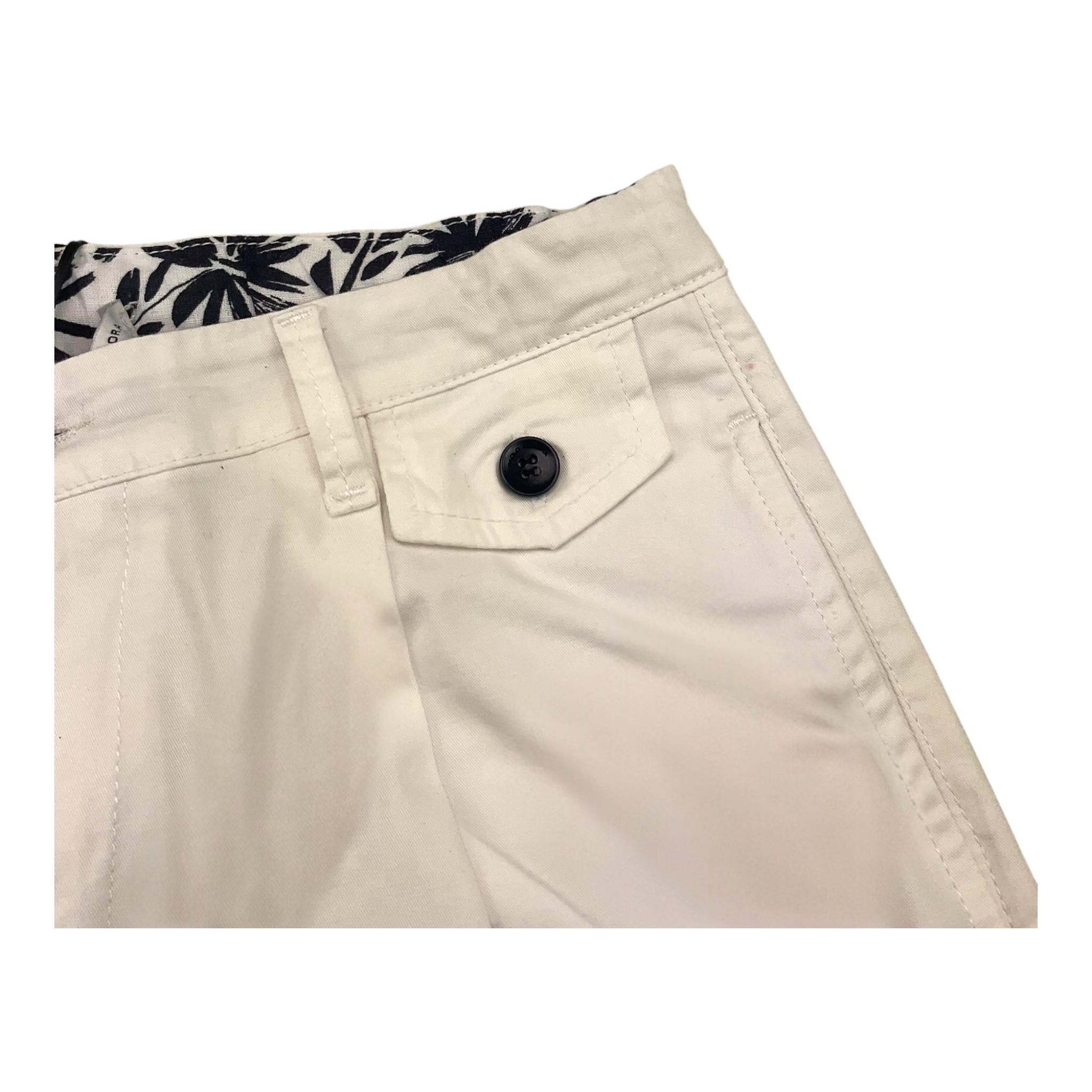 Paolo Pecora Bermuda Tinta Unita con Girovita Regolabile per Bambino PP4012 BIANCO PAOLO PECORA 