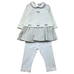 Le Bebe Completo 2 Pezzi Shirt-Leggins per Neonata LBG0367 PANNA LE BEBE 