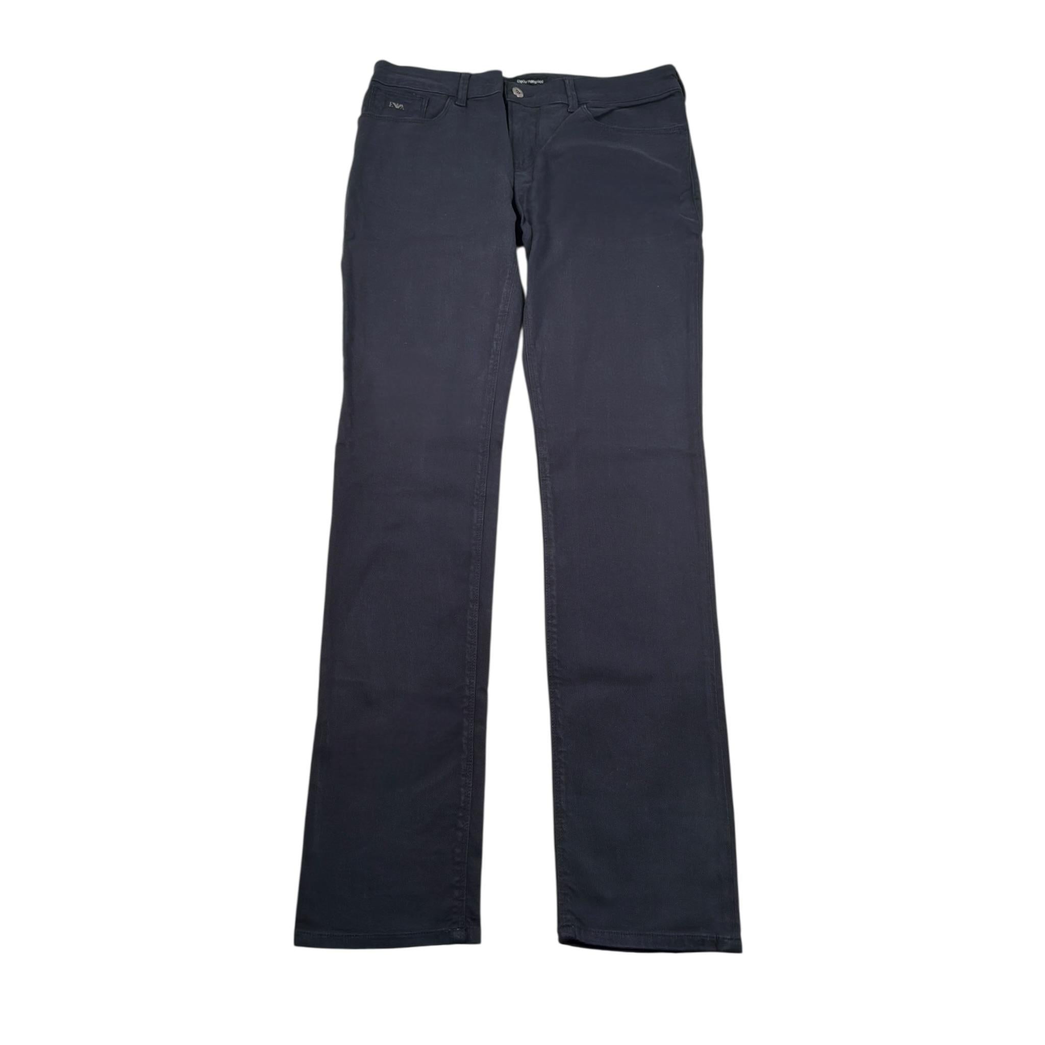 Emporio Armani Jeans tinta unita 5 Tasche Blu per Bambino 8N4J06XX BLU EMPORIO ARMANI 