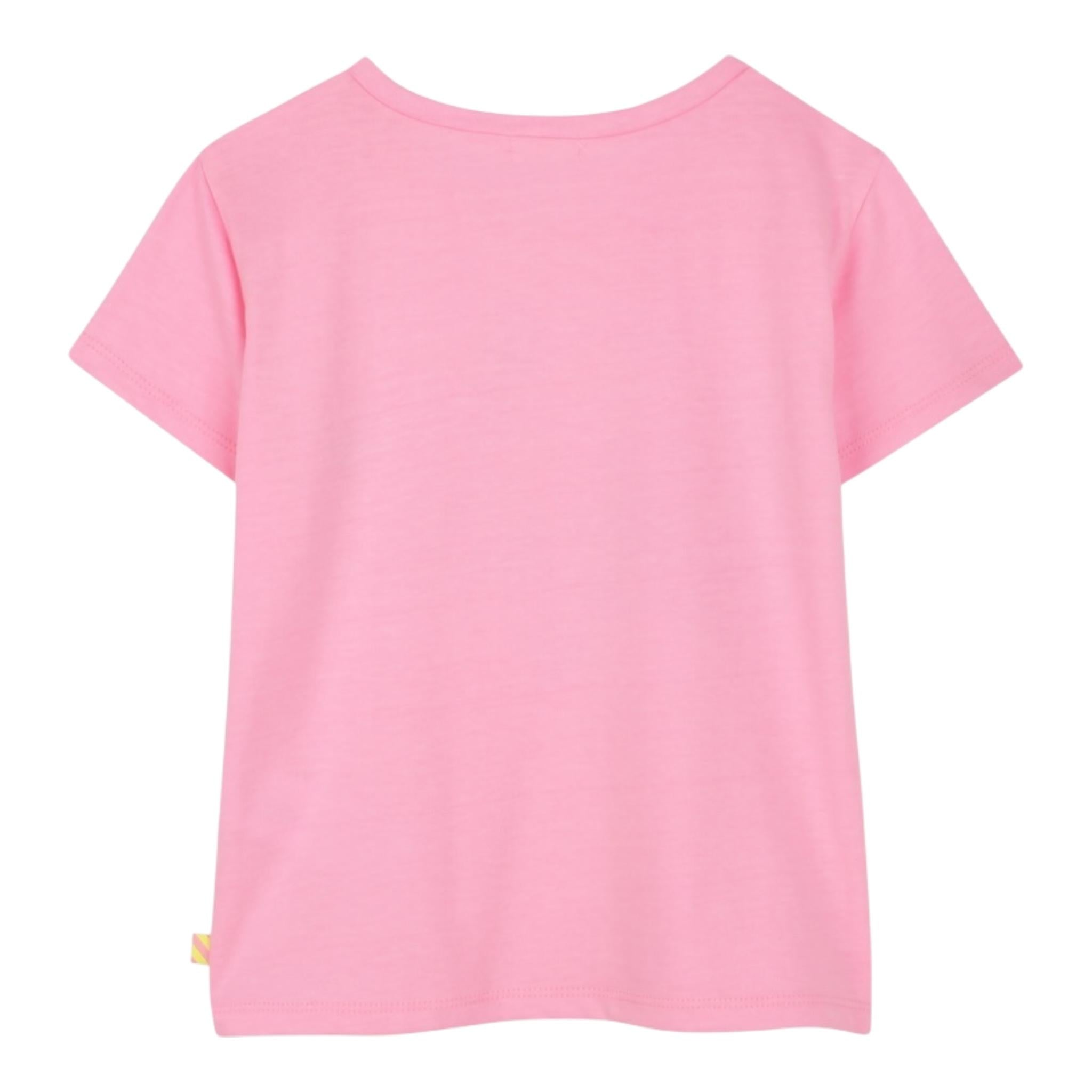 Billieblush T-Shirt Tinta Unita con Brillantini per Neonata U21058 ROSA BillIEBLUSH 