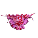 F**K Costume Modello Slip Tinta Ujnita con Fantasia  per Bambina FJ240001X14J ROSA F**K 
