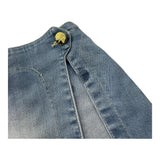 U+È Short In Denim Tinta Unita Modello Gonna per Neonata UE1697 AZZURRO U+è 