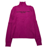 MARC ELLIS maglia collo alto tinta unita con logo Fuxia per Bambina JMJSW00188XX FUXIA MARC ELLIS 