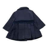 MIRANDA cappotto tinta unita con cappello Blu per Neonata 360166 BLU MIRANDA 