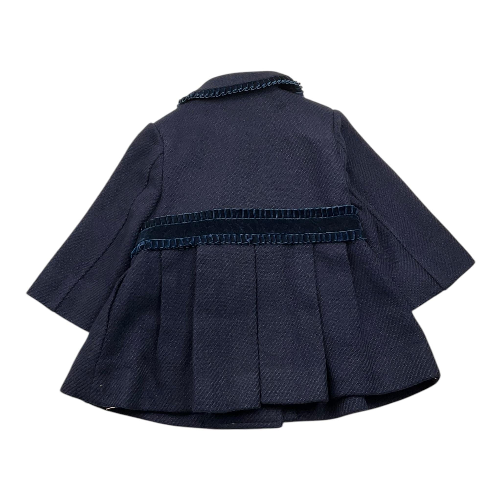 MIRANDA cappotto tinta unita con cappello Blu per Neonata 360166 BLU MIRANDA 