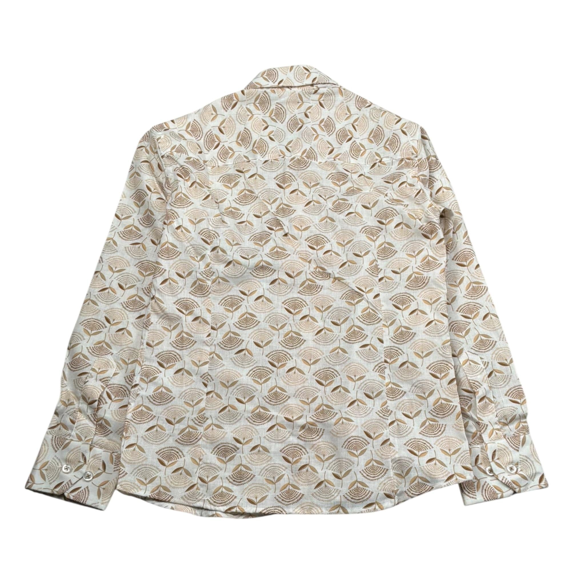 Emanuel Pris Camicia Tinta Unita Manica Lunga con Fantasia per Bambino ECM4127R PANNA EMANUEL PRIS 