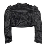 MARC ELLIS maglia tinta unita con logo e bottoni Nero per Bambina JMJTS15516 NERO MARC ELLIS 