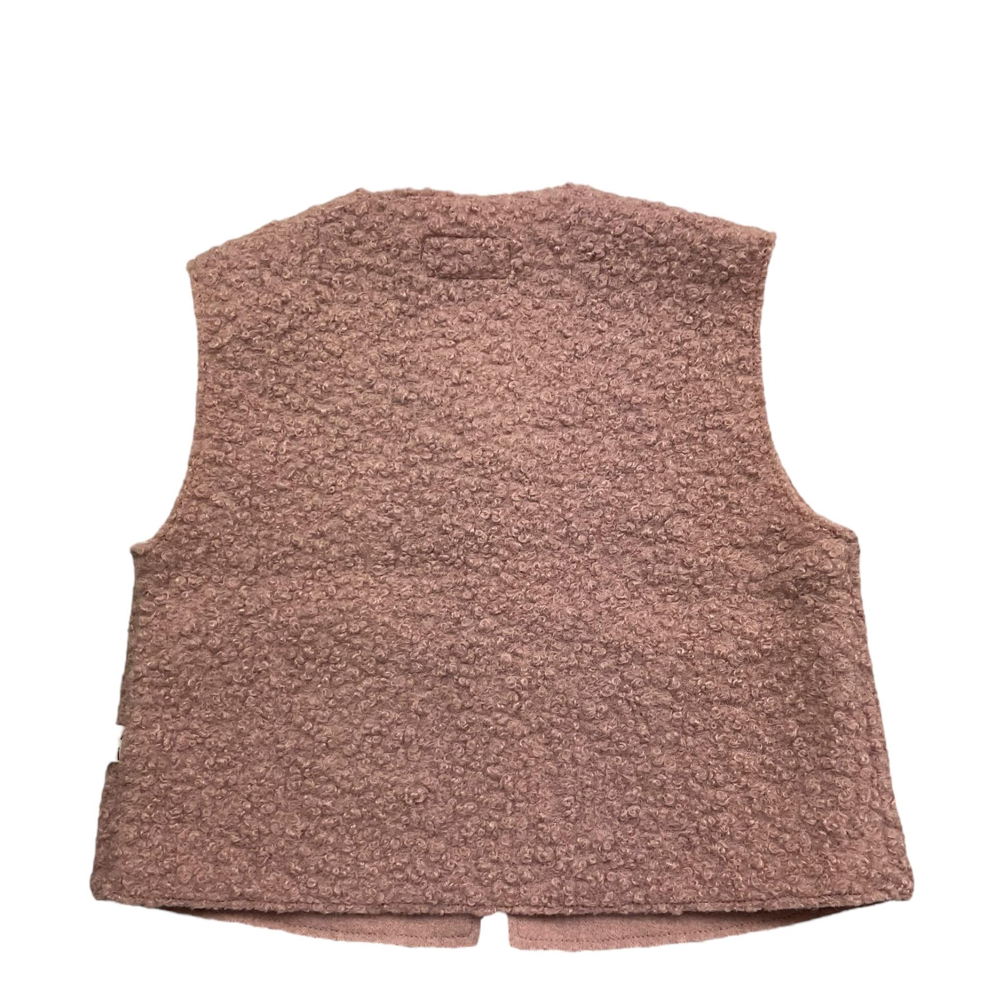 TEDDY E MINOU gilet tinta unita teddy Rosa per Neonata I24GD012PE027X ROSA TEDDY E MINOU 