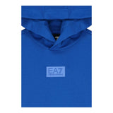 EMPORIO ARMANI felpa tinta unita con cappuccio  Cobalto per Bambino 6DBM72 COBALTO EMPORIO ARMANI 