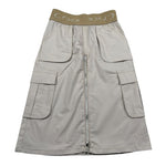 Manila Grace Gonna Tinta Unita con Elastico In Vita Logato per Bambina 307GMBS25 BEIGE MANILA GRACE 