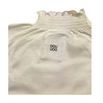 DOU DOU shirt tinta unita con collo elasticizzato Bianco per Bambina DT8A10XXX BIANCO DOU DOU 