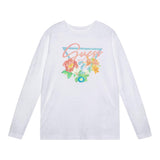 GUESS shirt tinta unita girocollo con stampa Bianco per Bambina J4YI38K6YW4 BIANCO GUESS 