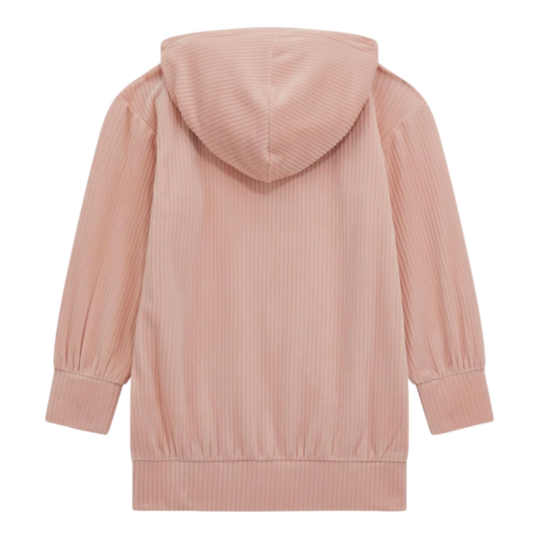 GUESS abito manica lunga con cappuccio e logo Rosa per Bambina N4BK12KCH92 ROSA GUESS 