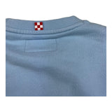 SAINT BARTH felpa girocollo tinta unita con stampa Azzurro per Bambino HUT0004 AZZURRO SAINT BARTH 