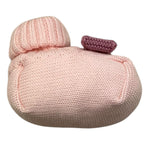 COLORI CHIARI babbucce tinta unita con fiocco in contrasto Rosa per Neonata FF757886 ROSA COLORI CHIARI 