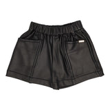 LIU JO short tinta unita con elastico in vita Nero per Bambina KF4012XX NERO LIU JO 